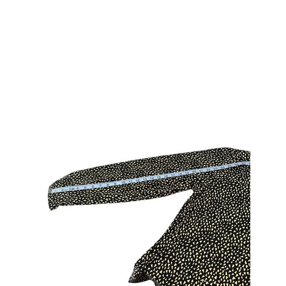 Long Tall Sally Button Up Blouse Peach Black Long Sleeve Work Relaxed Size‎ XL - Picture 11 of 11